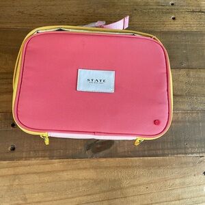 STATE Vibrant Pink and Yellow Lunch Bag